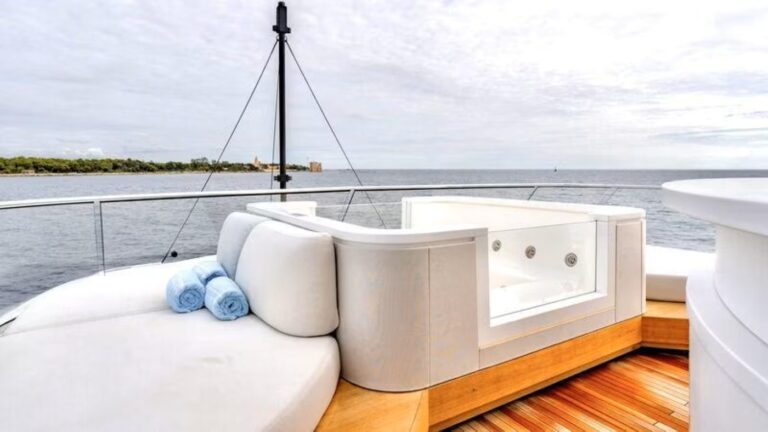 Open Deck Relaxation area With Sea Views