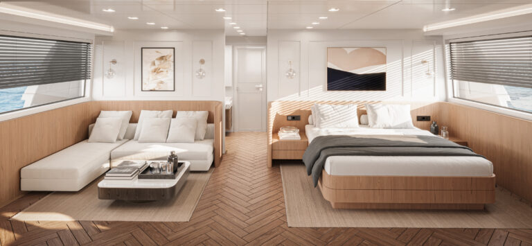 Owners suite view forward
