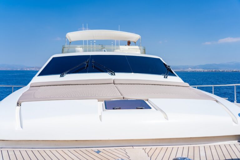 Foredeck sunbathing