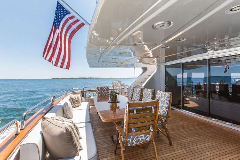 Aft Deck Dining Area Alfresco