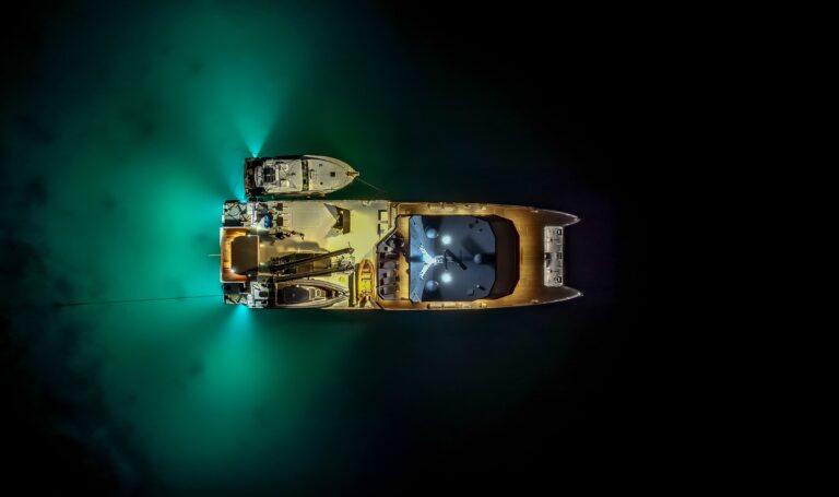 Aerial View By Night