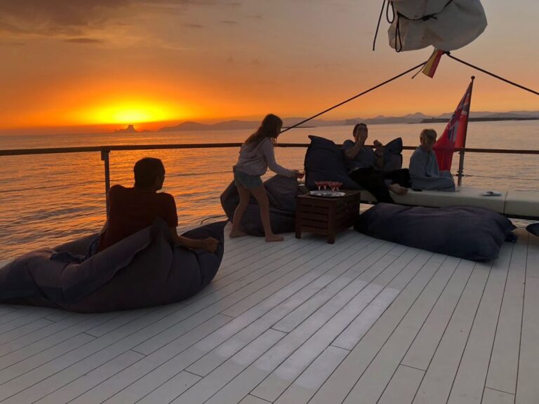 Relaxing On Deck