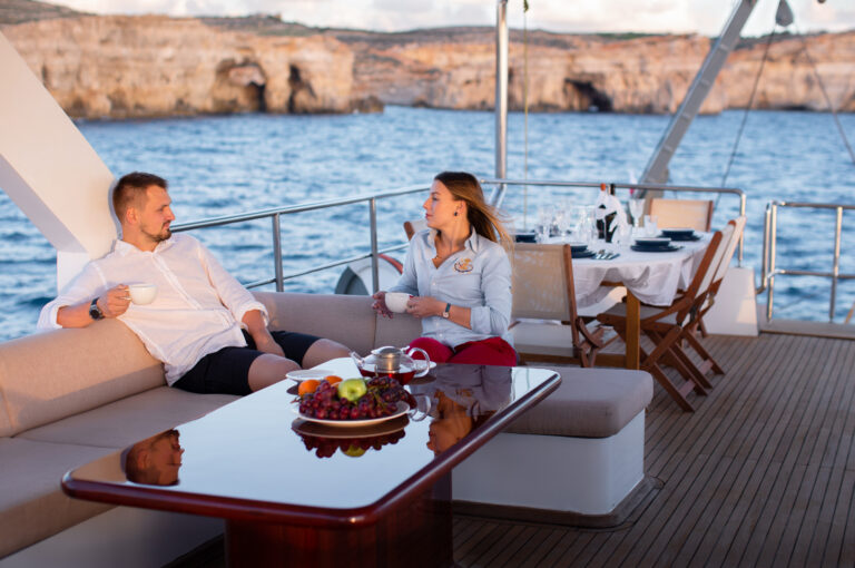 Relaxing On Deck