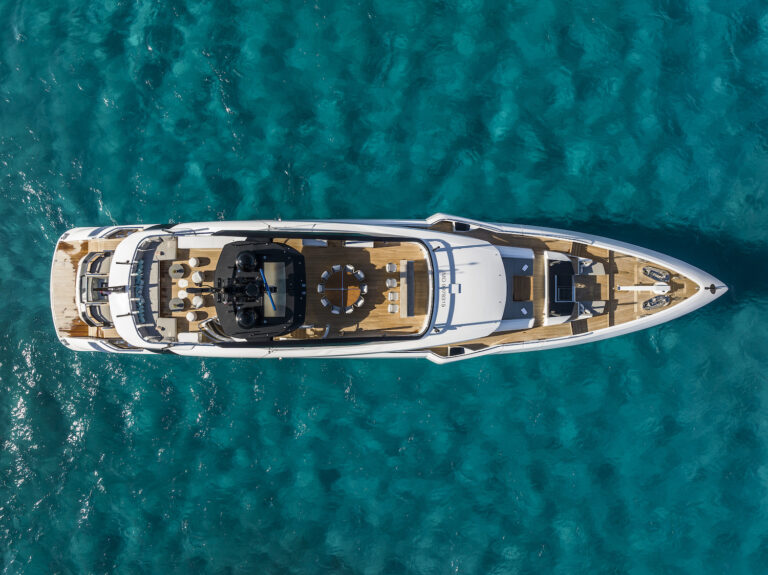 Aerial View At Anchor