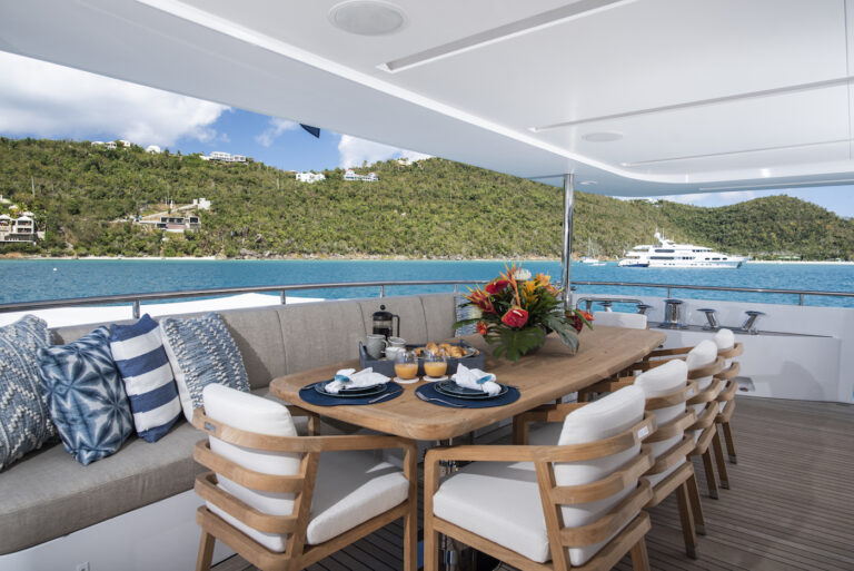 Aft Alfresco Dining Area