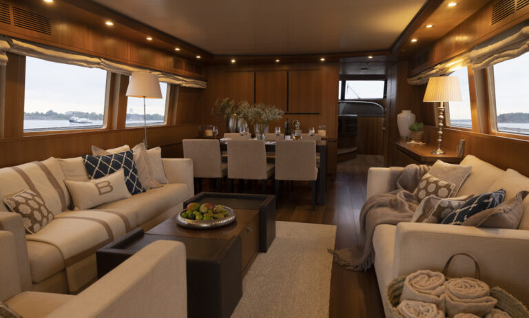 Comfortable main salon