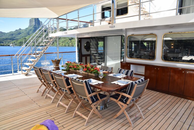 Aft Deck Alfresco Dining Area