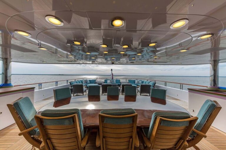 Aft Deck Dining Area