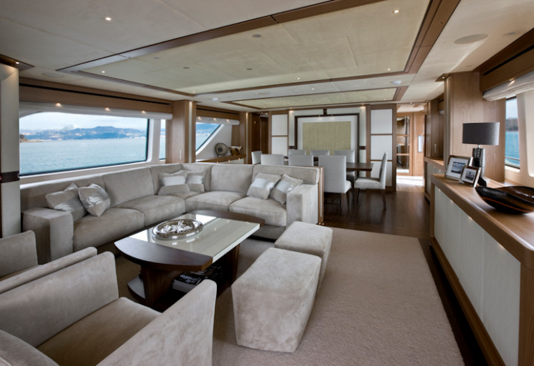 Main Saloon - Superyacht Lady Jane by Sanlorenzo