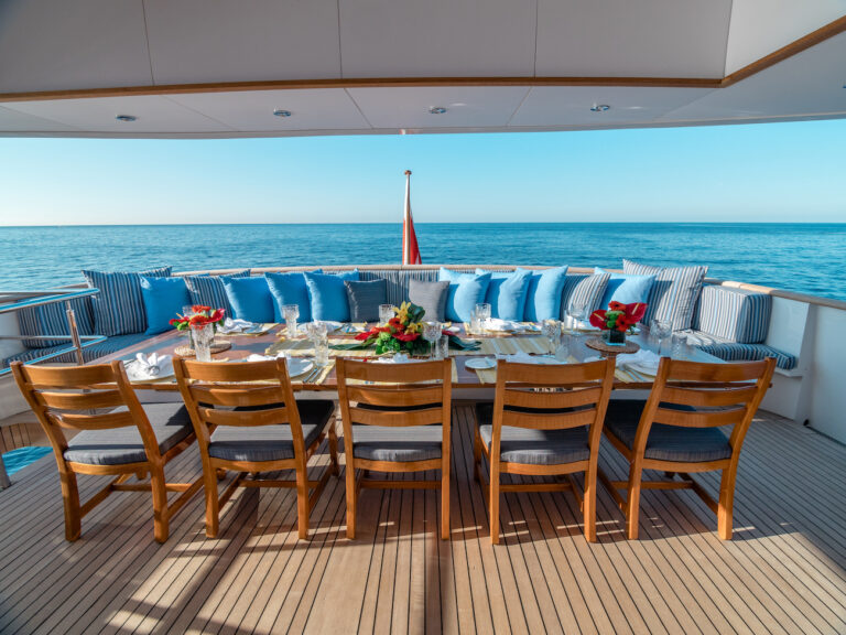 Main Deck Exterior Dining Area