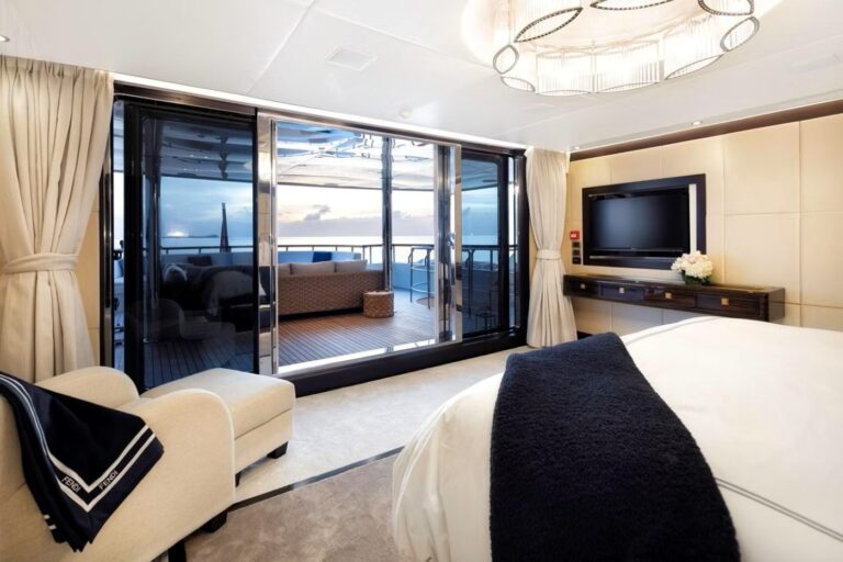 Master Stateroom With Entertainment Area