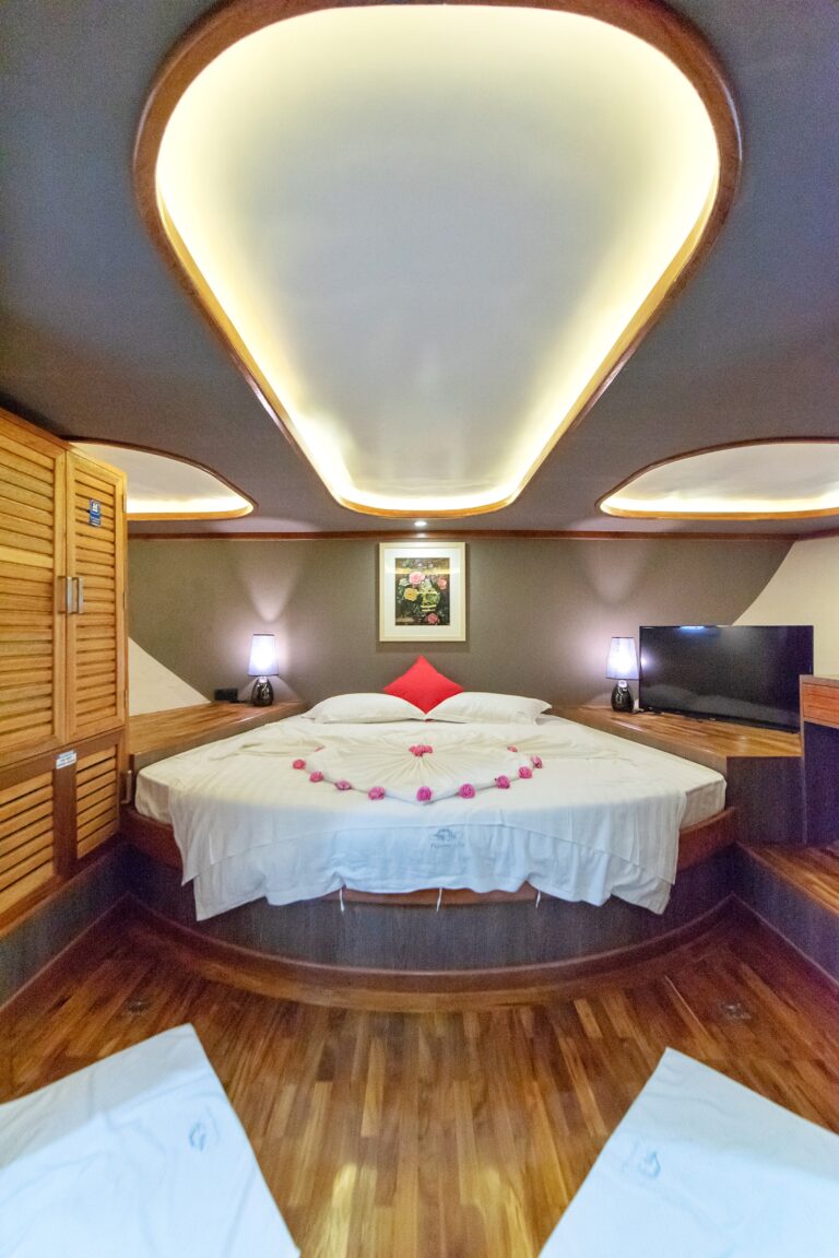 Lower deck master suite