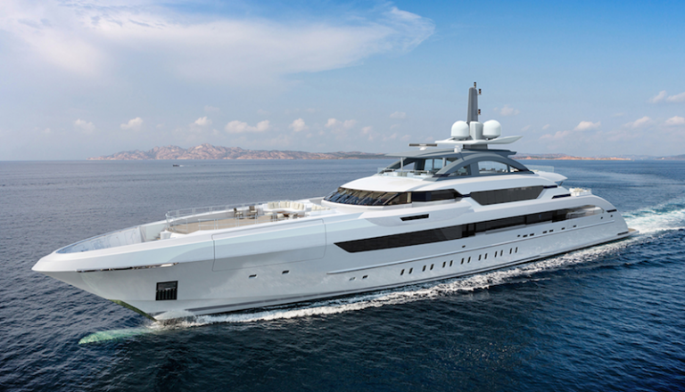 Mega Yacht Project Kometa - Image credit to Heesen Yachts