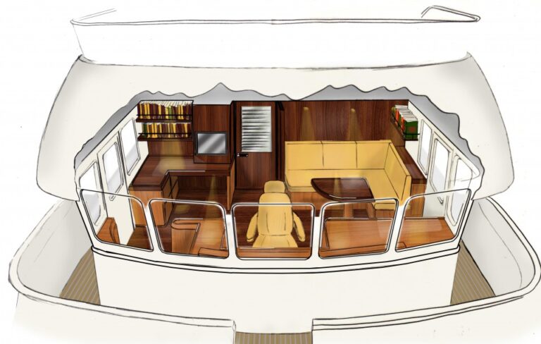 Moonen 100 yacht YN195 - Wheelhouse