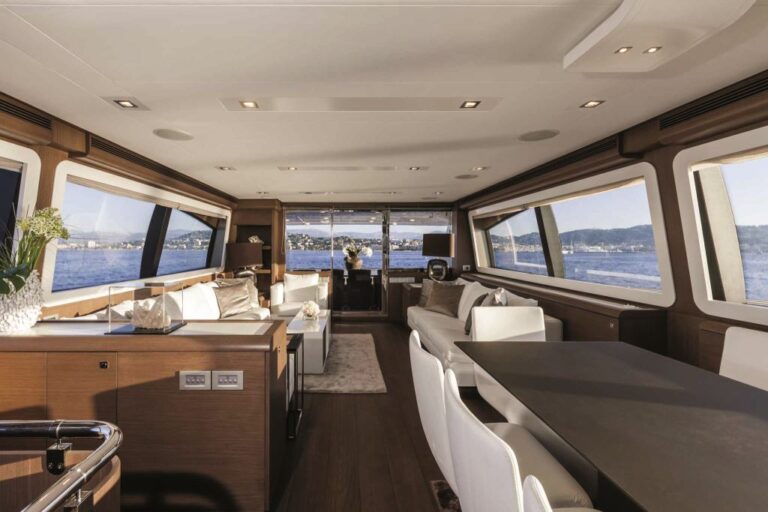Motor Yacht ALTER EGO -  Salon looking Aft