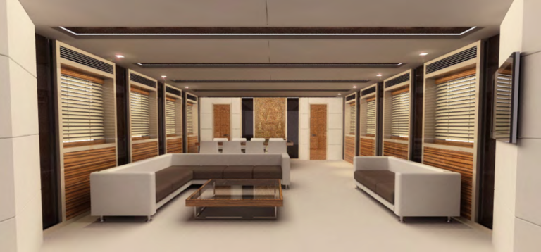 Motor Yacht BaiaMare - Salon - Image courtesy of Ned Ship Group