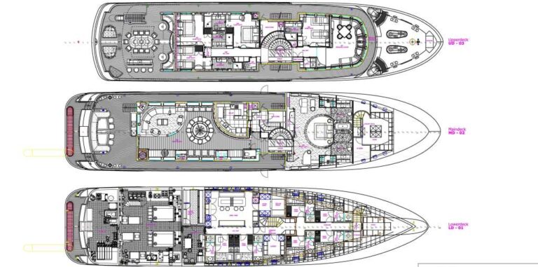 Motor Yacht E&E - Layout