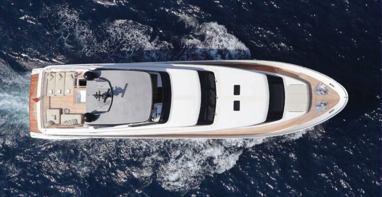 Motor Yacht INDIGO - Aerial shot