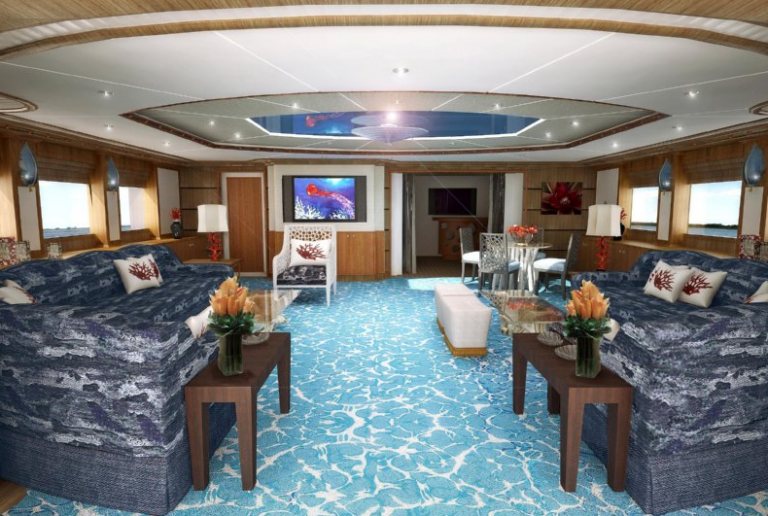 Motor Yacht Kolaha ISA 630 - Detail Of the Salon