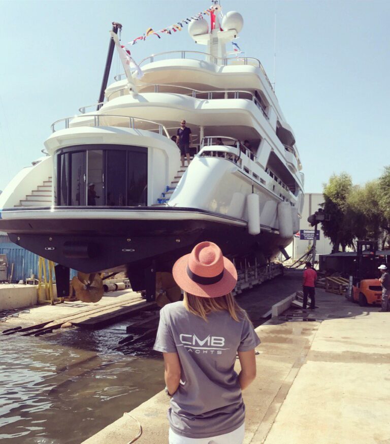 Motor Yacht LIQUID SKY By CMB Yachts - At Her Launch