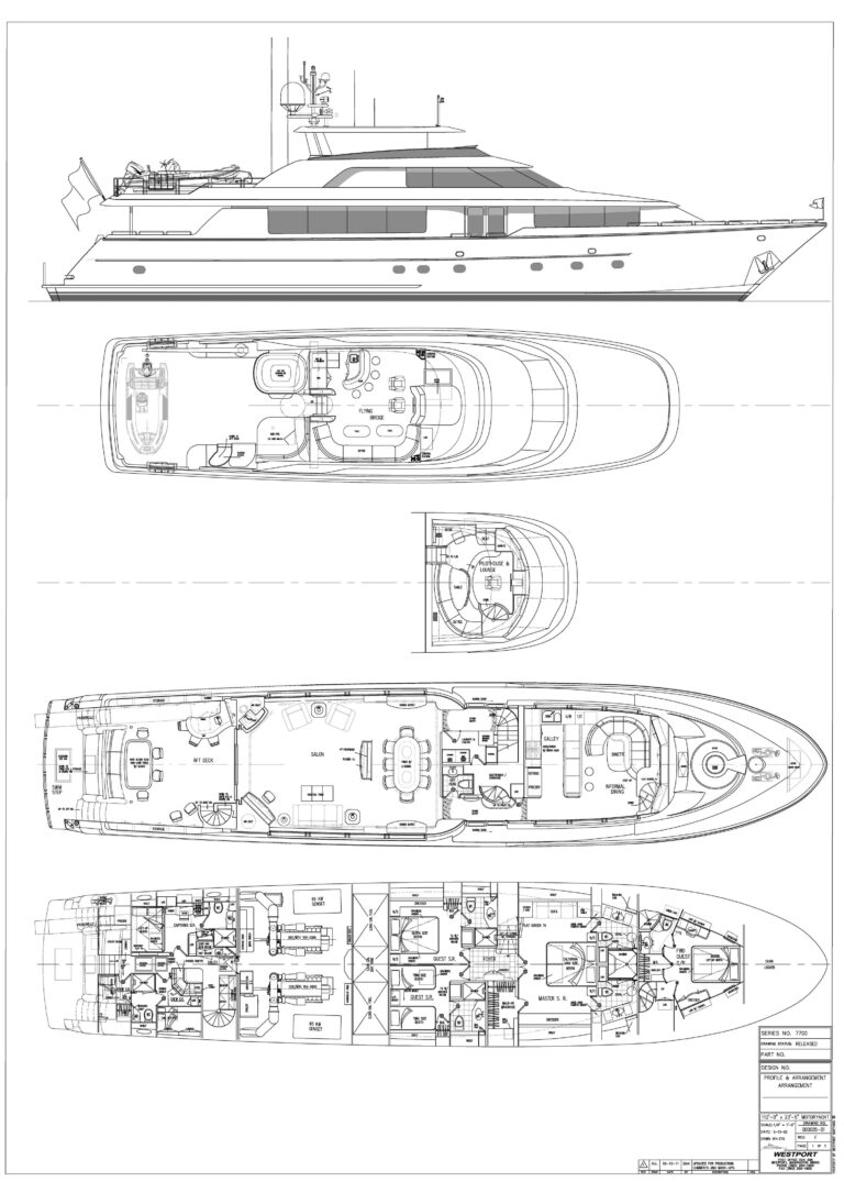 Motor Yacht OASIS - Layout