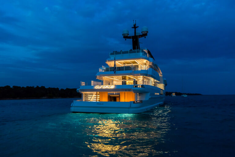 Motor Yacht OURANOS Aft By Admiral Yachts