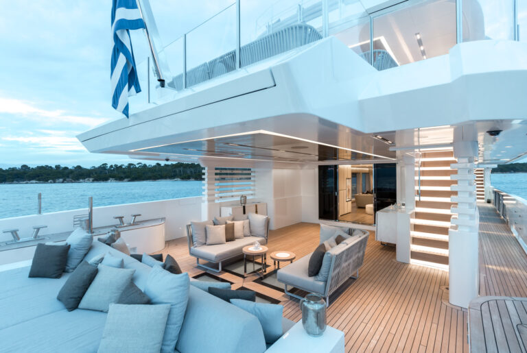 Motor Yacht OURANOS By Admiral Yachts - Aft Deck