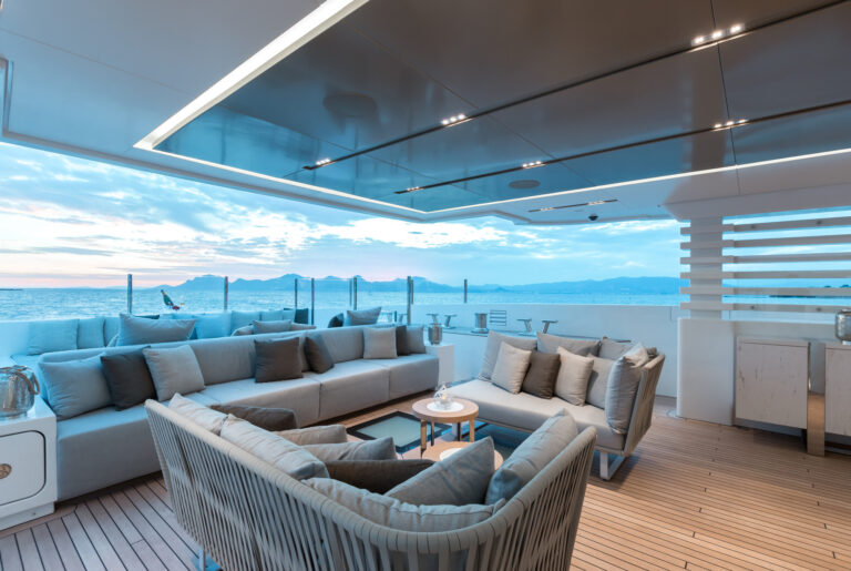 Motor Yacht OURANOS By Admiral Yachts - Aft Deck Seating