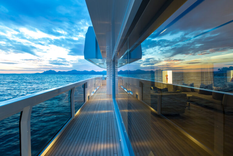 Motor Yacht OURANOS Cruising By Admiral Yachts