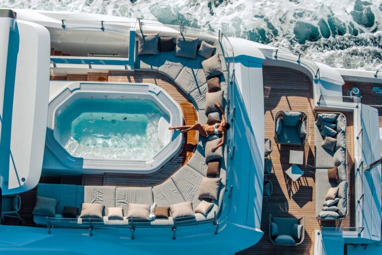 Motor Yacht OURANOS Pool By Admiral Yachts