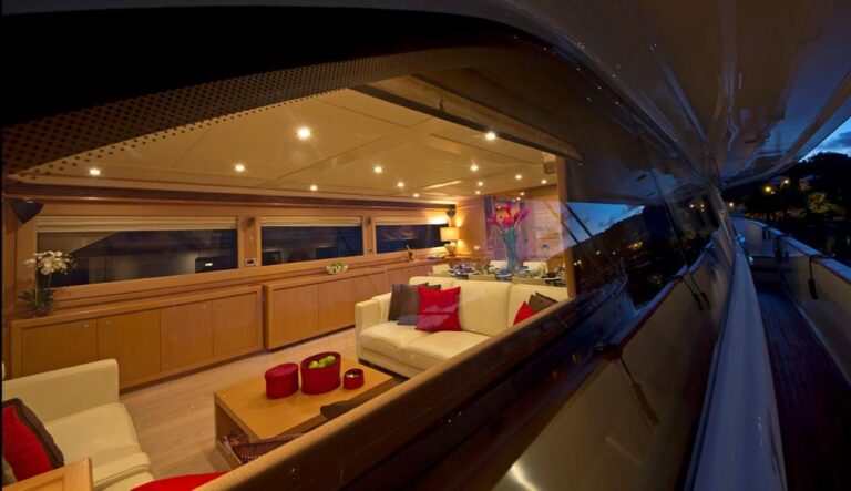 Motor Yacht ZIACANAIA - Salon from Outside