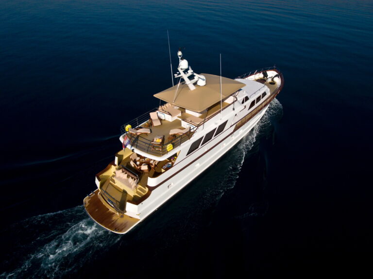 Motor yacht AURIANE - Aerial