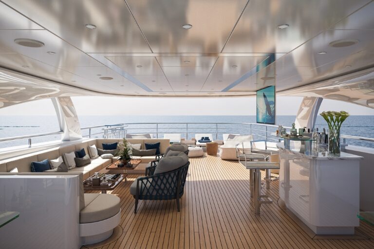 Motor yacht Bilgin 156 - outdoor lounge - day