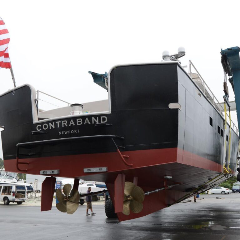 Motor Yacht Contraband Launched At New England Boatworks