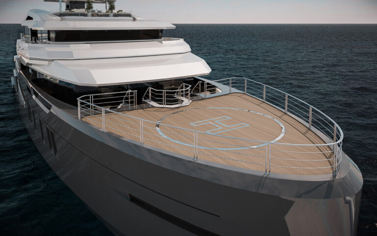 Motor yacht DAY'S - helicopter deck