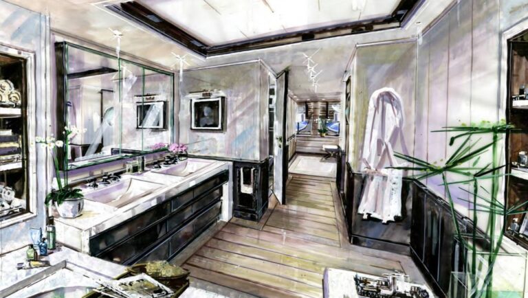 Motor yacht EVENT -  Master Cabin Bathroom