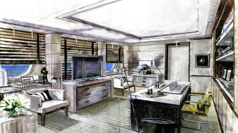 Motor yacht EVENT -  Master Cabin Office