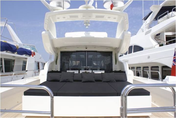 Motor yacht FRIDAY -  Aft Deck Sunpads