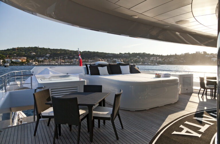 Motor yacht KINTA -  Upper Aft Deck