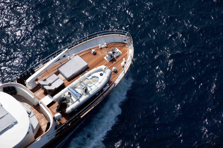 Motor yacht MARHABA - Foredeck from above