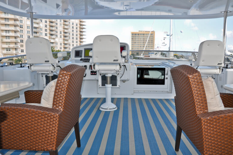 Motor yacht OLGA -  Flybridge forward