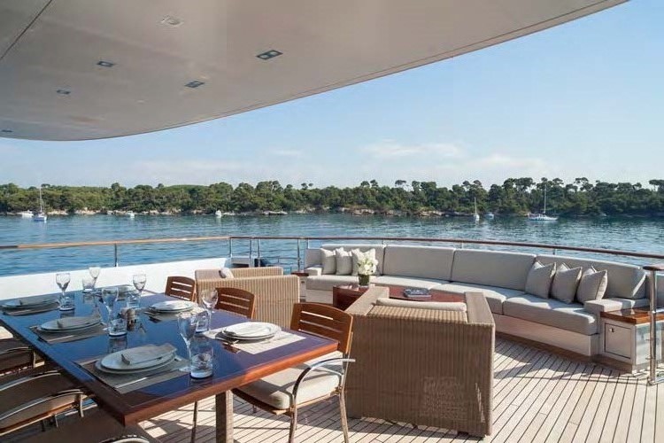 Motor yacht POLLY -  Aft Deck