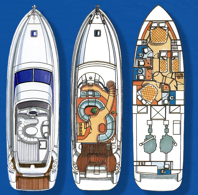 Motor yacht POSEIDON -  Layout