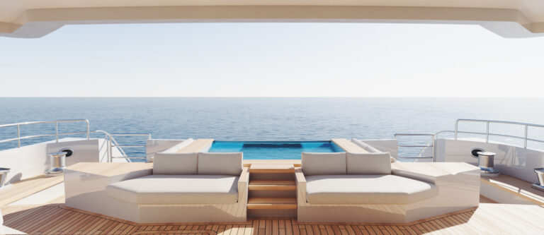 Motor Yacht PROJECT EVITA - Main Deck Aft - Rendering