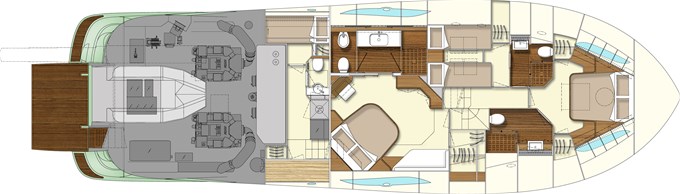 Motor yacht SEA PASSION -  Layout