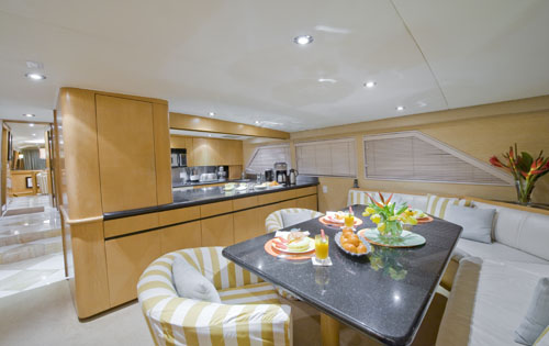 Motor yacht TRILOGY - Galley