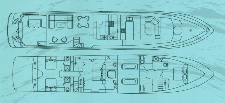 Motor yacht TRILOGY - Layout
