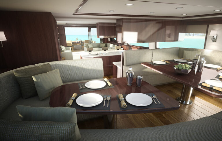 Motor yacht Viking 75 - Dining-001