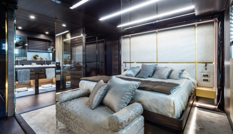 Motor yacht Zahraa - Owners Cabin - Photo by AA Photodesign