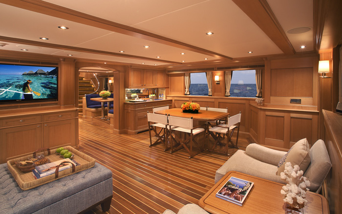 Motoryacht Miss Lisa Interior - Photo credit to Neil Rabinowitz
